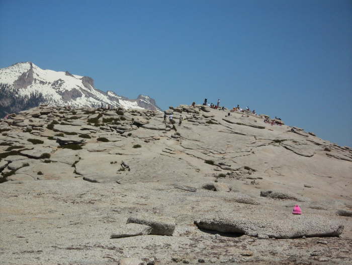 The Peep made it to the top of Half dome